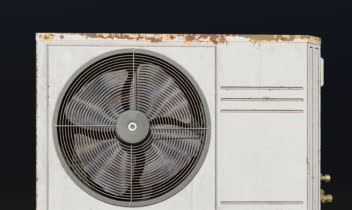 Realistic Rusted Air Cooler – Game & Film Ready 3D Asset