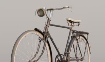 Classic Realistic Bicycle – Game & Film Ready 3D Asset