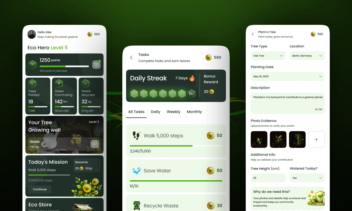 EcoSteps Sustainable Living Companion App