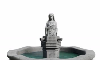 Realistic Classical Fountain & Statue – Game‑Ready / Film‑Ready 3D Asset