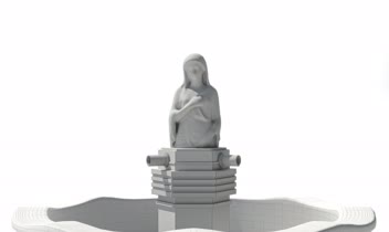 Realistic Classical Fountain & Statue – Game‑Ready / Film‑Ready 3D Asset