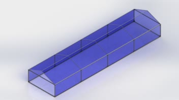 طراحی سه‌بعدی سازه فریم فلزی در SolidWorks