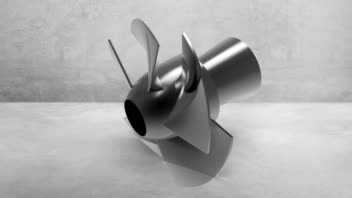 مدلسازی دقیق پروانه پمپ ایمپلر صنعتی (Industrial Impeller) با هندسه پیچیده
