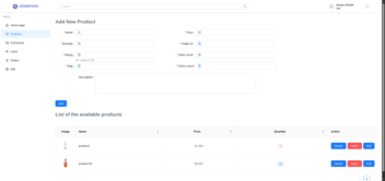 سیستم مدیریت محصولات فروشگاه اینترنتی (Product Manager CMS)