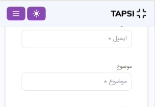پروژه سایت تک صفحه ای تپسی سوزا