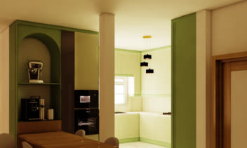 پروژه طراحی کابینت واحد مسکونی