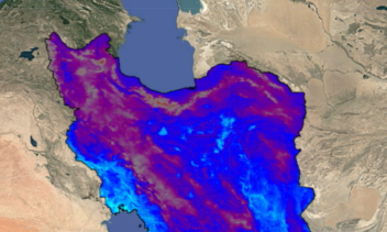 نقشه دمای روز و شب ایران   2022 تا 2024