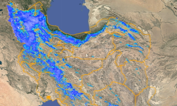 نقشه پوشش برف ایران سال ۲۰۲۲ و نمایش تغییرات