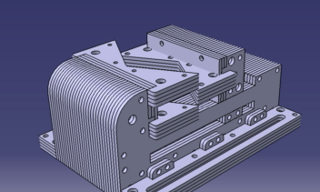 طراحی گیره ورتکس برای میز cnc با نرم‌افزار Catia
