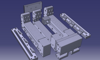 طراحی گیره ورتکس برای میز cnc با نرم‌افزار Catia