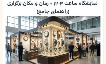 تولید محتوا سایت با موضوع نمایشگاه ساعت برای شرکت خدمات نمایشگاهی با هدف جذب مشتری