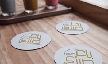 طراحی هویت بصری رستوران باغ طلایی