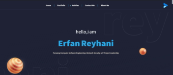 طراحی و توسعه‌ی وب‌سایت شخصی erfanreyhani.ir با هدف ایجاد یک برند شخصی حرفه‌ای و نمایش مهارت‌ها و تجربیات تخصصی انجام شده است
