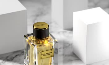 مدلسازی و رندر 3 بعدی ادکلن D&G