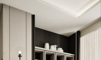 طراحی آشپزخانه پروژه مسکونی 150 متری به سبک مدرن