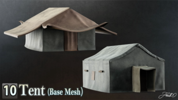 مدلسازی چادر قدیمی با مارولوس دیزاینر  (Model's Medieval Tent-Base Mesh)
