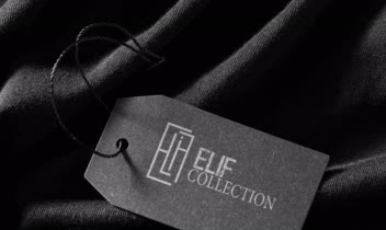 طراحی لوگوی مدرن برای مزون لباس مردانه ELIF Collection