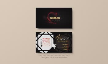 طراحی کارت ویزیت برای پیج هنری ناردان