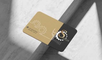 طراحی کارت ویزیت برای تراشکاری ثامن