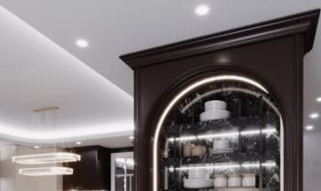 طراحی آشپزخانه به سبک نئوکلاسیک