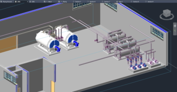 طراحی و مدلسازی موتور خانه در نرم افزار Revit MEP