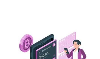 طراحی uiux  اپلیکیشن در زمینه ارز دیجیتال