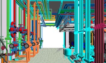 مدلسازی موتورخانه اداری مسکونی