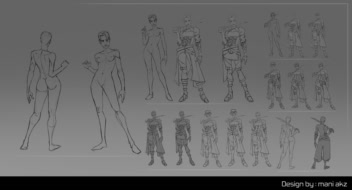 N-V (   steampunk character  )
