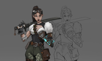 N-V (   steampunk character  )