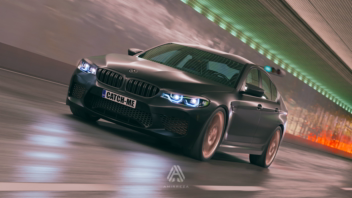 3D model Bmw m5 f90 2018_made in blender