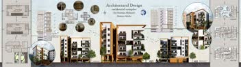 شیت بندی طراحی معماری 5 مجتمع مسکونی