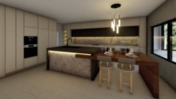 پروژه طراحی داخلی آشپزخانه و کابینت