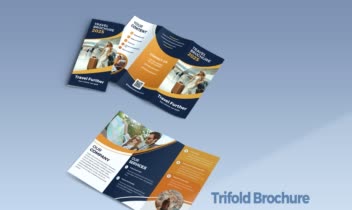 طراحی بروشور سه‌لتی شرکتی و گردشگری (Travel / Agency / Business Trifold Brochure)