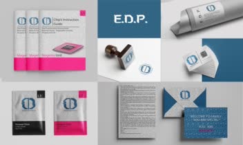 طراحی هویت بصری سازمان   E.D.P
