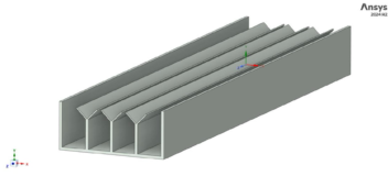 مدل‌سازی و تحلیل سیالاتی و حرارتی هیت‌سینک در نرم‌افزار Ansys Fluent