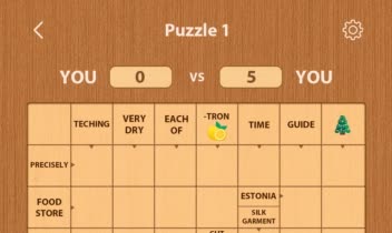 طراحی رابط کاربری برای بازی موبایلی ( Cross Word )