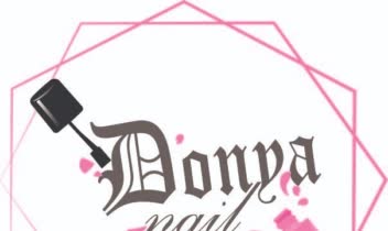 طراحی لوگو پیج ناخن Donya nail