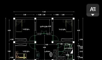 طراحی پلان ویلایی و ترسیم و ستون گذاری آن