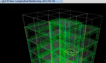 طراحی های انجام شده در Etabs و نقشه های سازه در AutoCad و pdf نقشه های سازه