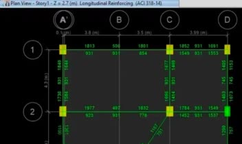 طراحی های انجام شده در Etabs و نقشه های سازه در AutoCad و pdf نقشه های سازه