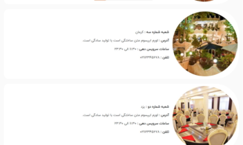 بازطراحی سایت رستوان و فست فود برای رستوران بهار