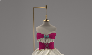 royal fantasy dress / توسط نرم افزار clo3d