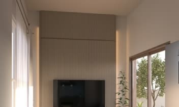 طراحی نما و داخلی خانه پیش ساخته بتنی