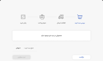 طراحی محصول وبسایت کامل فروشگاهی Eccomerce