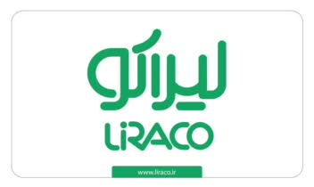 لوگوتایپ فارسی و انگلیسی وبسایت لیراکو