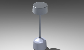 طراحی و مدلسازی چراغ رو میزی در نرم افزار SolidWorks