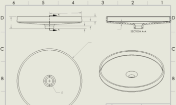 طراحی و مدلسازی چراغ رو میزی در نرم افزار SolidWorks