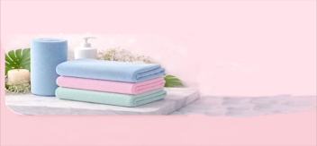 طراحی بنر برای فروشگاه حوله و منسوجات