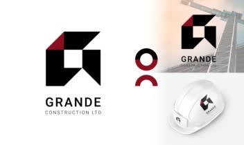 طراحی لوگو مجموعه Grand Construction LTD (شرکت مهندسی ساختمانی)