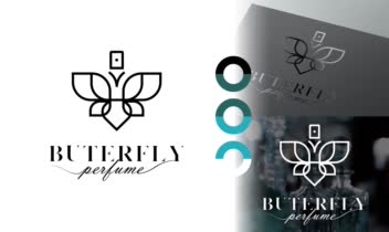 طراحی لوگوی مجموعه Buterfly Perfume (عرضه کننده انواع عطر و ادکلن)